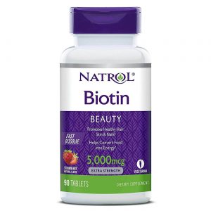 Comprar Biotina 5000 mcg Natrol 90 Tabletes