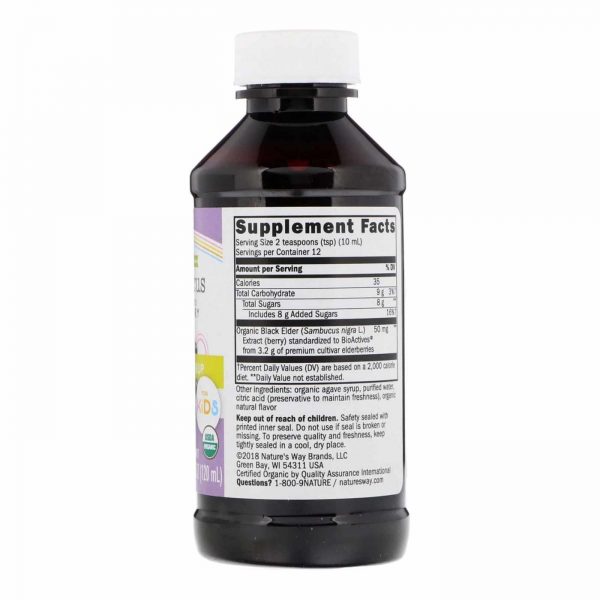 Comprar Nature's Way, Xarope Infantil de Sambucus Orgânico - 120 ml - Imagem 4