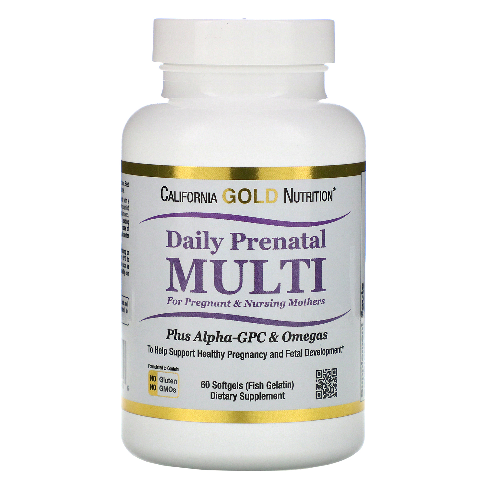 Comprar California Gold Nutrition, Multivitamínico Pré-natal para Grávidas e Lactantes, 60 Cápsulas Softgel de Gelatina de Peixe