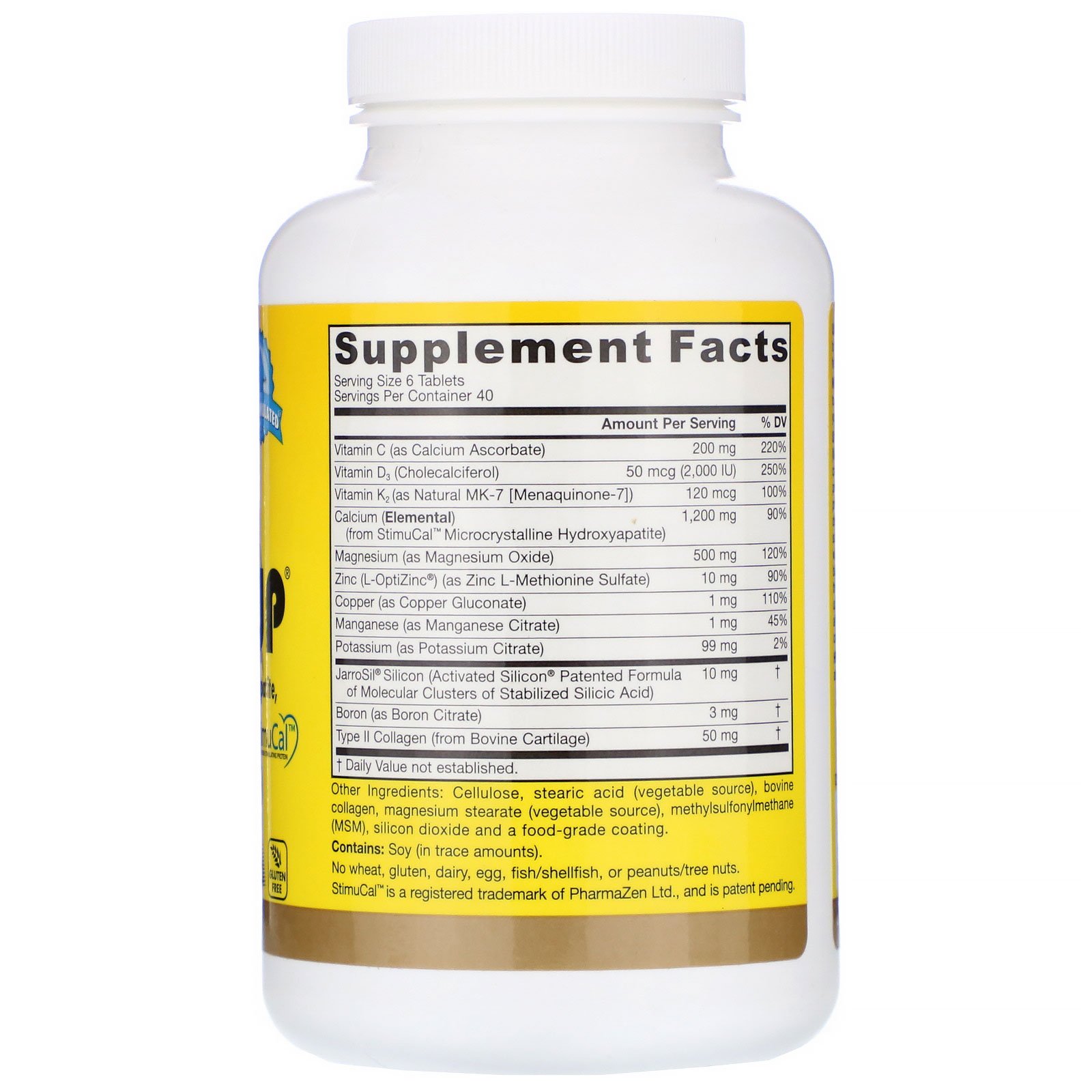 Comprar Jarrow Formulas, Ultra Bone-Up, 240 Comprimidos - Imagem 2