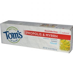 Comprar Tom's of Maine, Pasta de Dente Natural Antiplaca de Mirra e Própolis - 5,5 oz (155,9g)