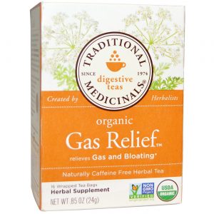 Comprar Traditional Medicinals, Chá Digestivo Alívio dos Gases - 16 Saquinhos de Chá