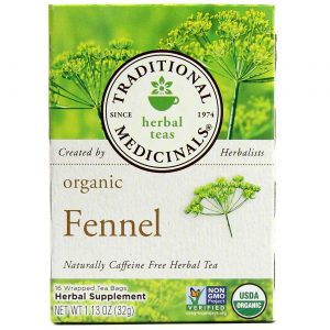 Comprar Traditional Medicinals, Chá de Funcho Orgânico - 16 Saquinhos de Chá