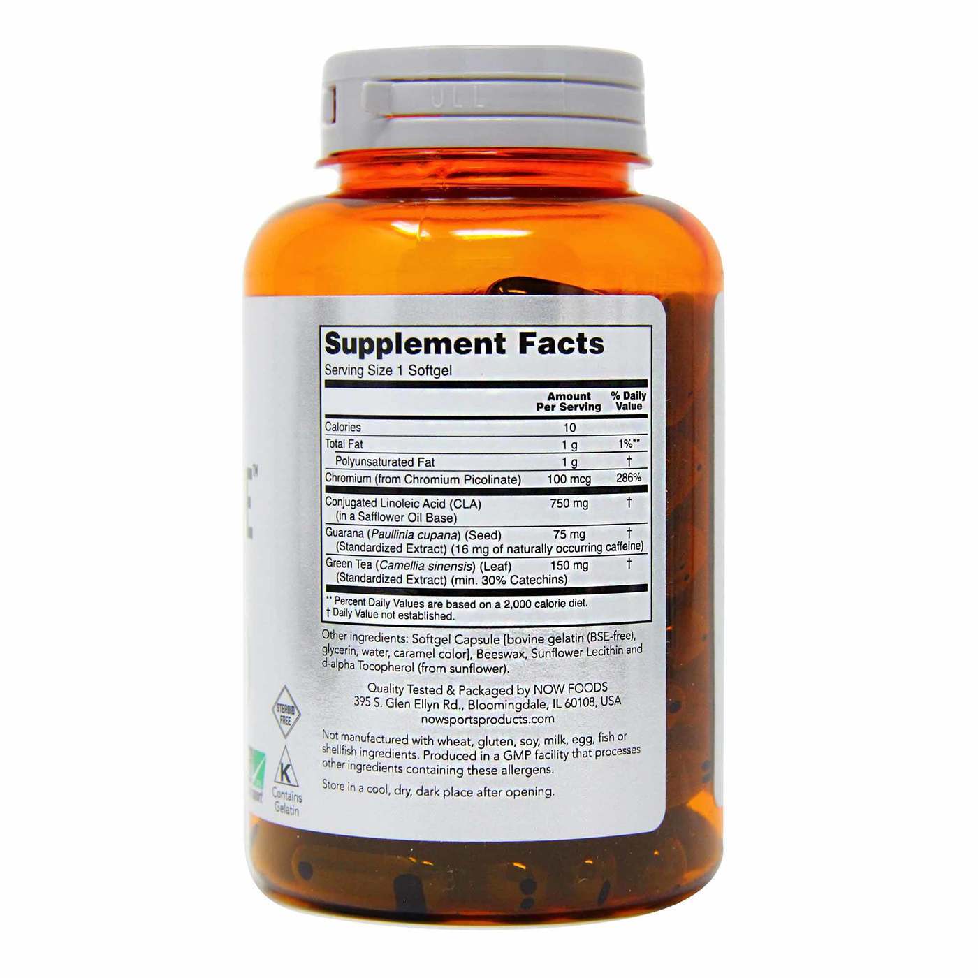 Comprar Now Foods, CLA Extreme - 90 Cápsulas em gel - Imagem 3
