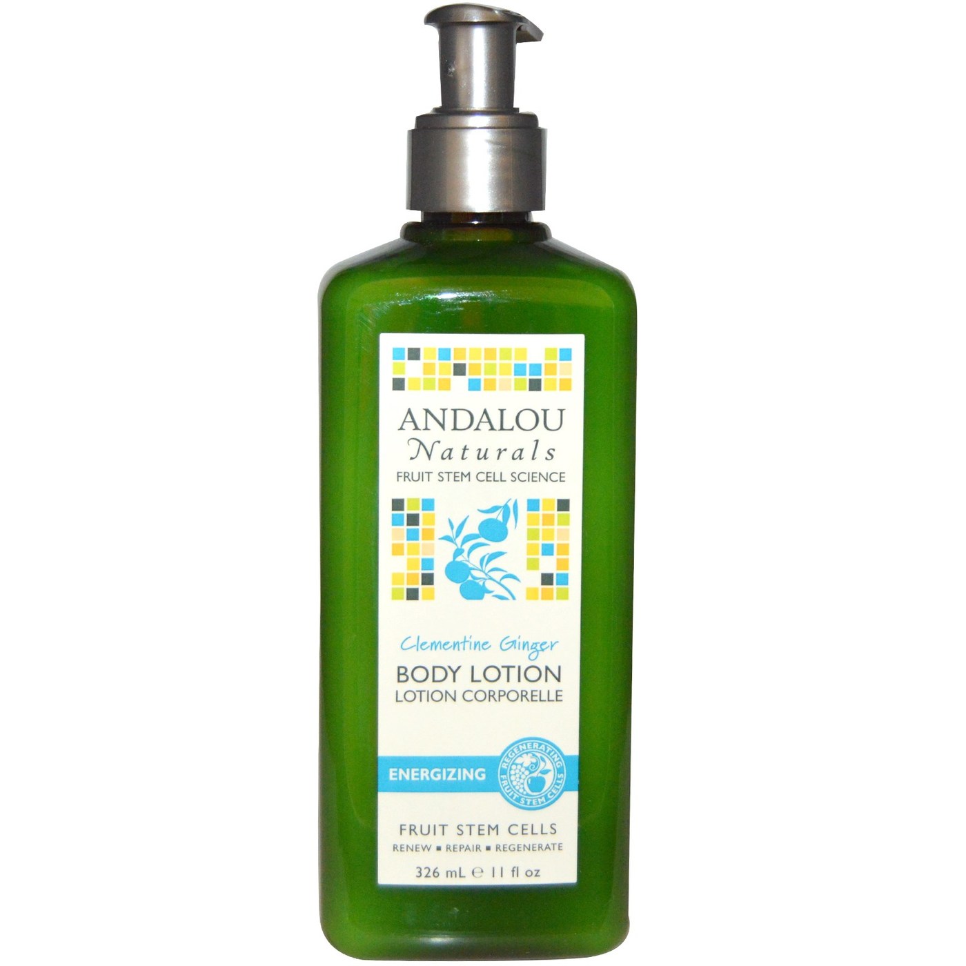 Comprar Andalou Naturals Clementine Gengibre Energizing Hidratante Corporal 11 OZ