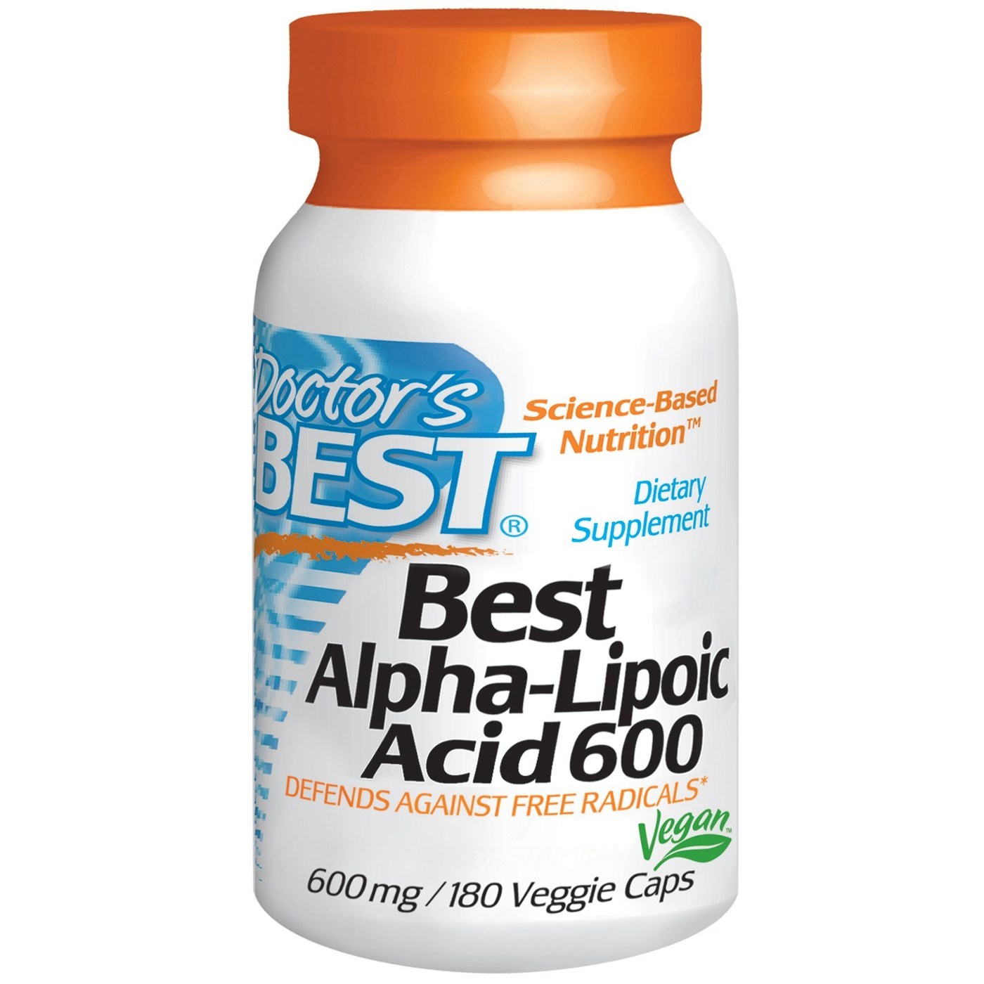 Comprar Ácido alfa lipóico 600mg Doctor's Best 180 cápsulas vegetarianas