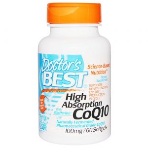 Comprar Doctor's Best, CoQ10 Alta Absorção 100mg - 60 Cápsulas em Gel