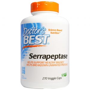 Comprar Doctor's Best, Serrapeptase - 270 Cápsulas