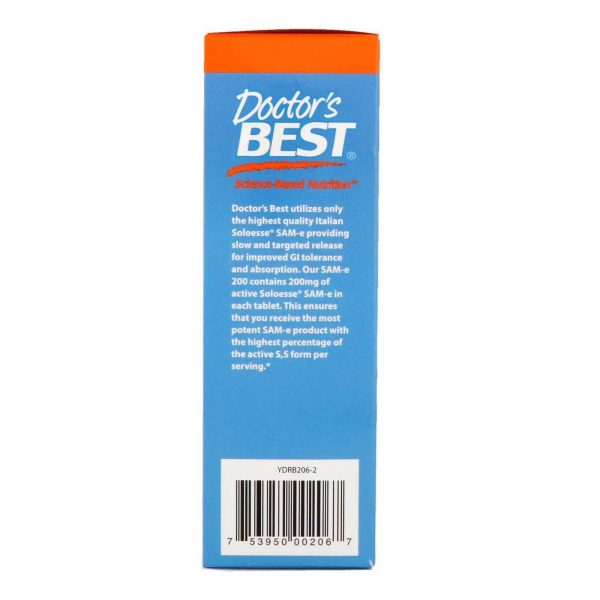 Comprar Doctor's Best, SAMe 200mg - 60 comprimidos - Imagem 5