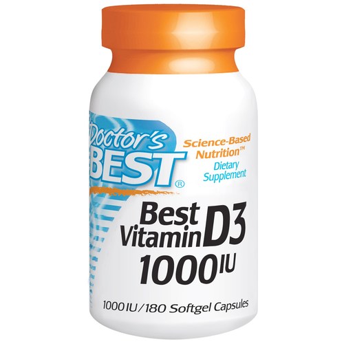 Comprar Doctor's Best Vitamina D 1000UI 180 SFG