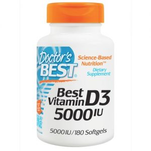 Comprar Doctor's Best Vitamina D3 5000 IU 180 SFG