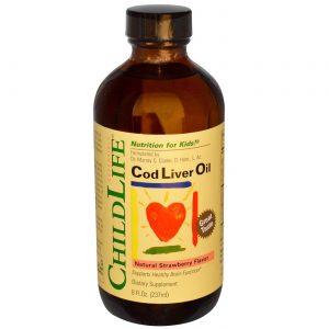 Comprar ChildLife, Óleo de Fígado de Bacalhau, Morango - 237 ml