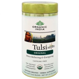 Comprar Organic India, Chá de Folhas Soltas de Tulsi - 100g (3,5 oz)