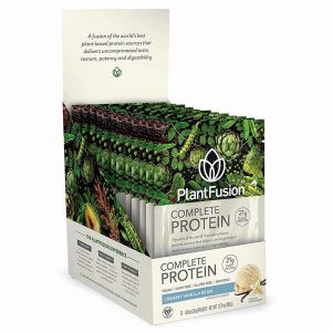 Comprar PlantFusion, Proteína Completa de Planta - Feijão de Baunilha - 12 Pacotes com 30g cada