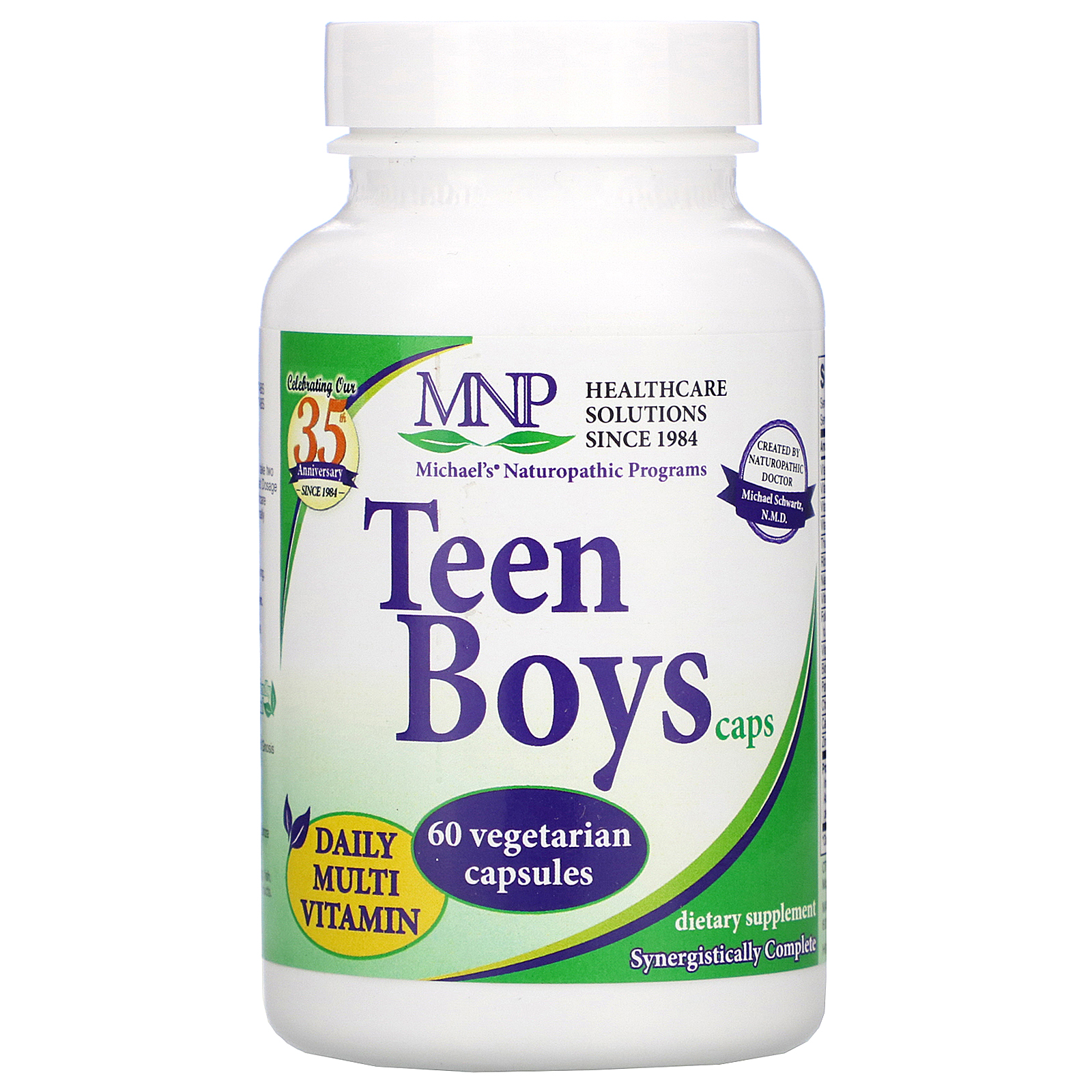 Comprar Michael's Naturopathic, Cápsulas para Meninos Adolescentes, Multivitamínico Diário, 60 Cápsulas Vegetarianas e Kosher