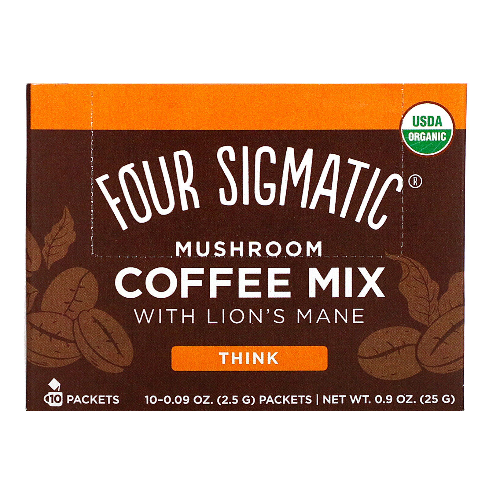 Comprar Four Sigmatic, Mushroom Coffee Mix with Lion's Mane, 10 Packets, 0.09 oz (2.5 g) Each