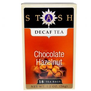 Comprar Stash Tea, Chá Descafeínado de Chocolate Avelã - 18 Unidades