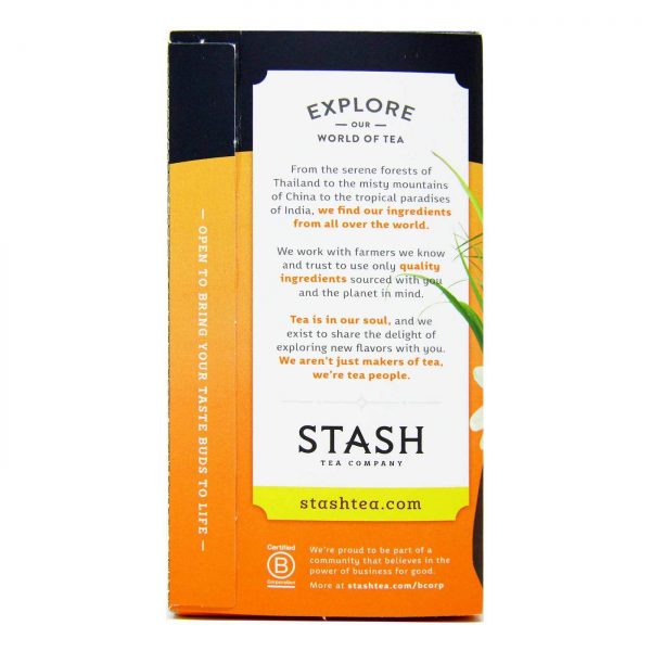 Comprar Stash Tea, Chá de Maracujá Manga - Livre de Cafeína - 20 Saquinhos de Chá - Imagem 5