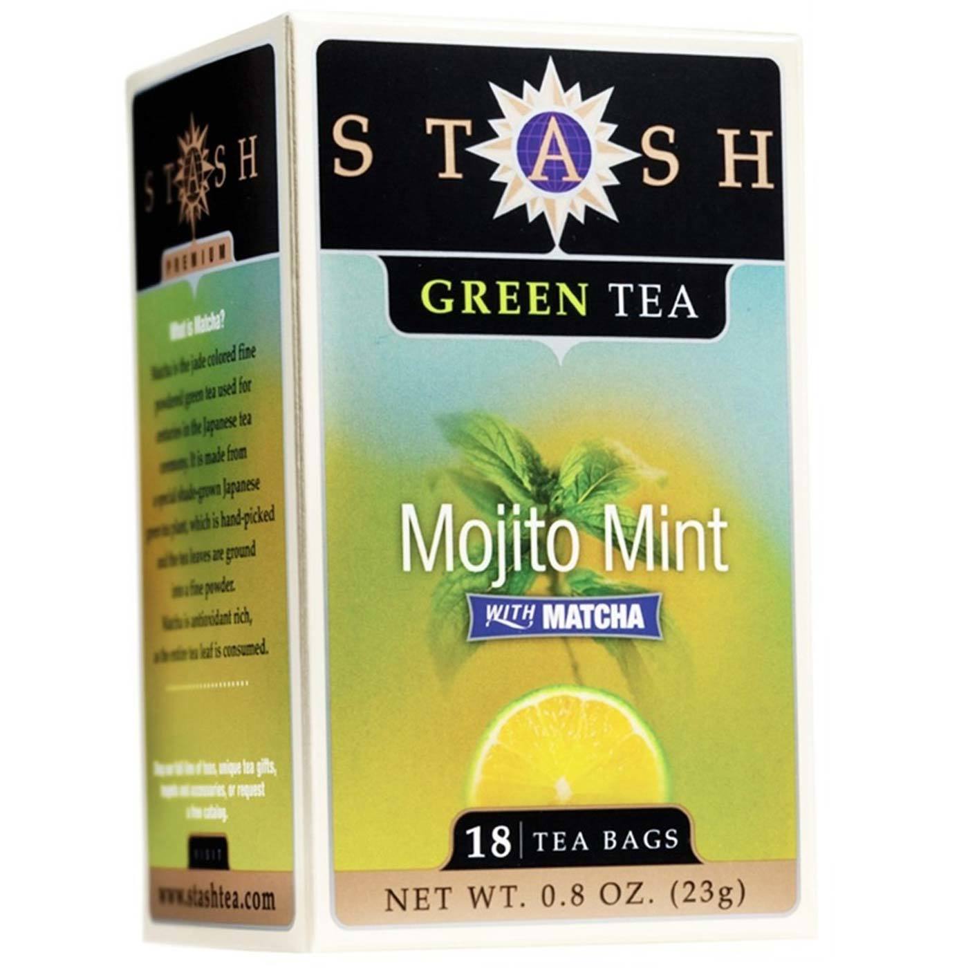 Comprar Stash Tea, Chá Verde Mojito e Hortelã com Matcha - 18 Saquinhos de Chá