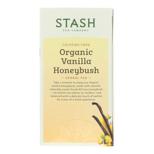 Comprar Stash Tea Organic, Chá de Ervas Orgânicas com Honeybush Rooibos e Baunilha - 18 Saquinhos de Chá - Imagem 4