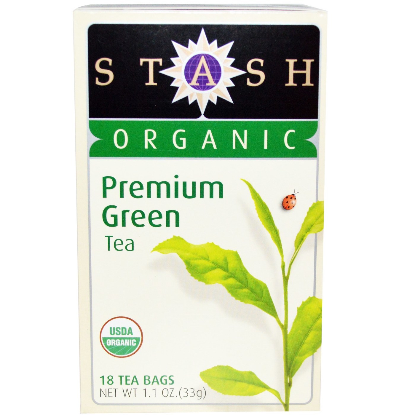 Comprar Stash Tea, Chá Verde Orgânica Premium - 18 Saquinhos de Chá