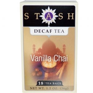 Comprar Stash Tea, Chá Descafeinado - Vanilla Chai - 18 Saquinhos de Chá