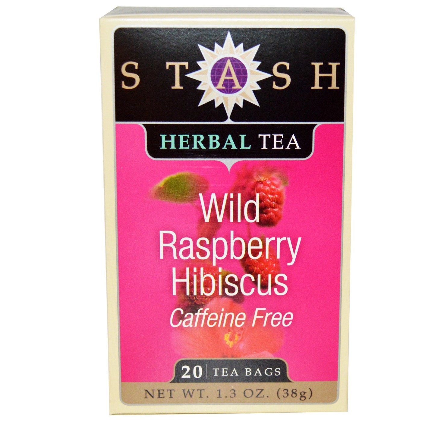 Comprar Stash Tea, Chá de Hibisco de Framboesa Silvestre - 20 Saquinhos de Chá