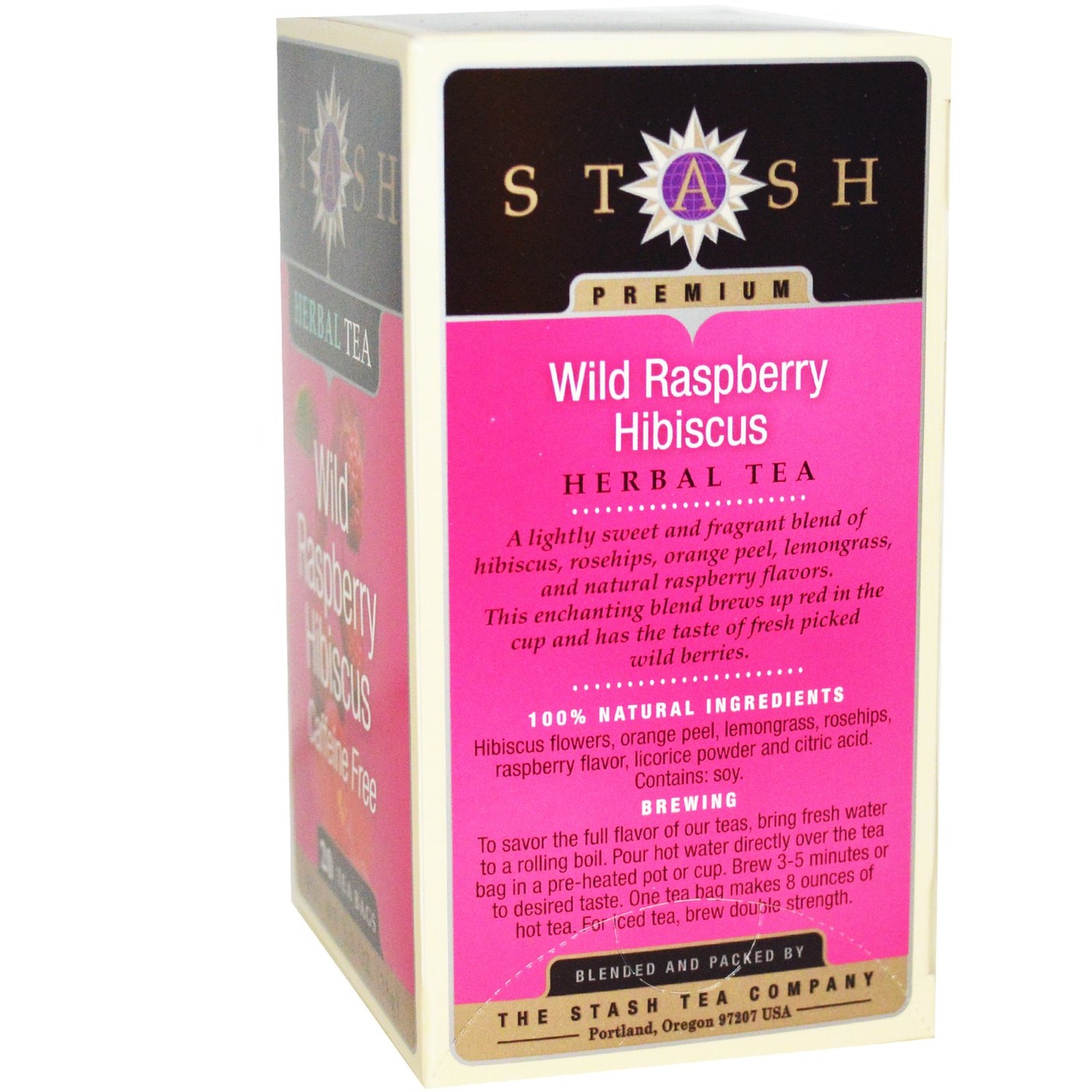 Comprar Stash Tea, Chá de Hibisco de Framboesa Silvestre - 20 Saquinhos de Chá - Imagem 2