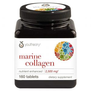 Comprar Youtheory Colágeno Marinho 2.500 mg - 160 Comprimidos