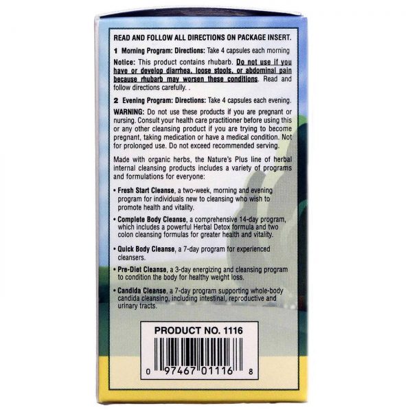 Comprar Nature's Plus, Limpeza de Candida - 56 Cápsulas - Imagem 4