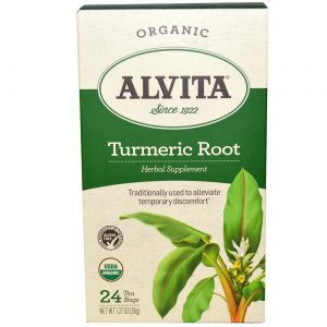 Comprar Alvita, Chá de raiz de açafrão Orgânico - 24 Saquinho de Chá
