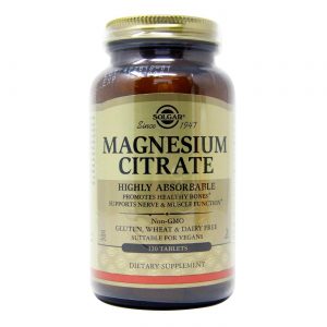 Comprar Solgar, Citrato de magnésio - 120 Comprimidos