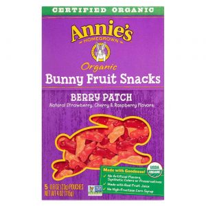 Comprar Annie's Homegrown, Organic Bunny Snacks de Frutas - 5 Pacotes