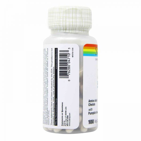 Comprar Solaray, Zinco 50 mg - 100 Cápsulas - Imagem 4