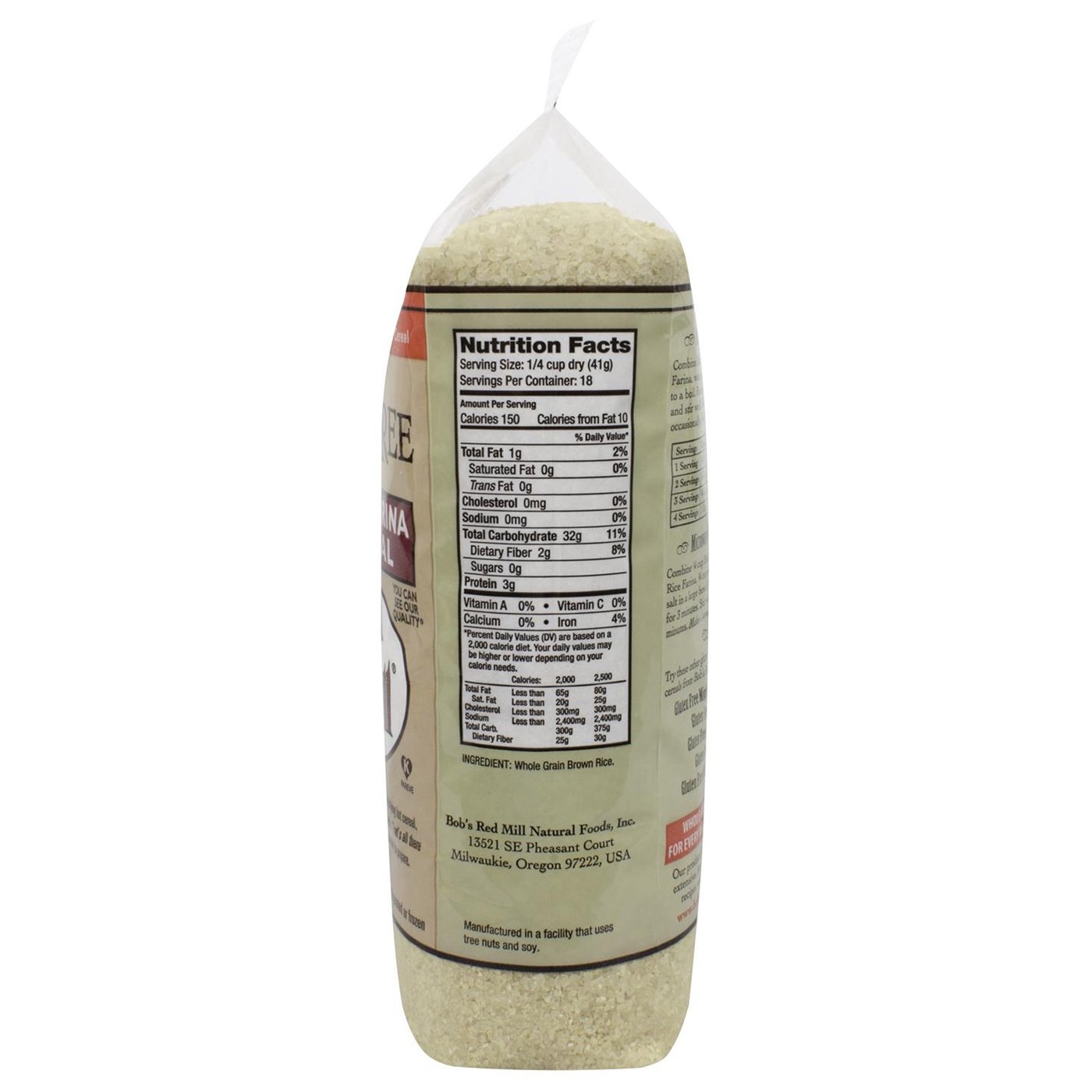 Comprar Bobs Red Mill Arroz Cremoso Hot Cereal (Pack 4) de 4 - 26 onças Bags - Imagem 2