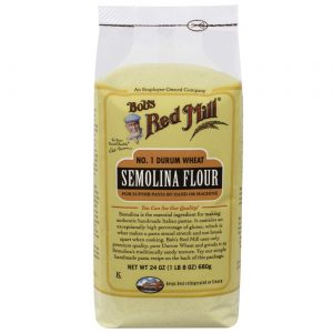 Comprar Bobs Red Mill Semolina Farinha (4 blocos) de 4 - 24 onças Bags