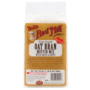 Comprar Bobs Red Mill Farelo de aveia Muffin Mix com Datas e Nuts (Pack 4) de 4 - 24 onças Bags