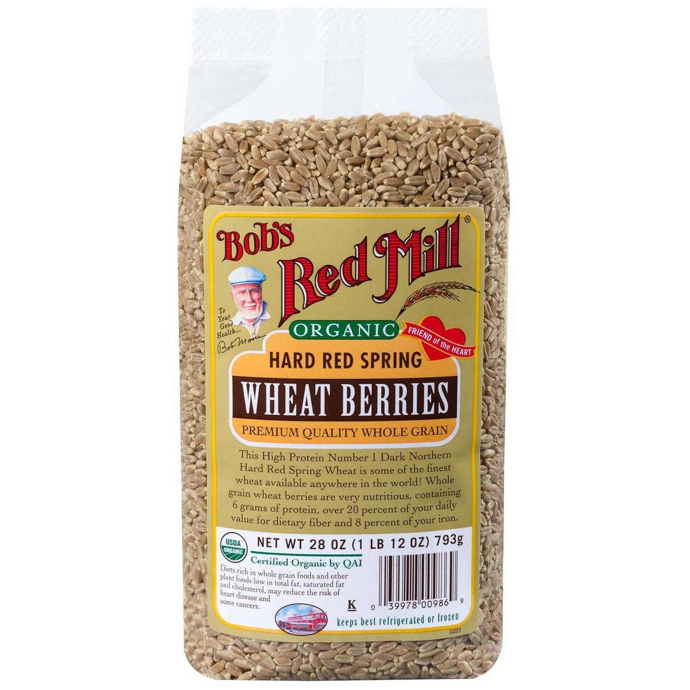 Comprar Bobs Red Mill Orgânicos duro vermelho Primavera bagas de trigo (Pack 4) de 4 - 28 onças Bags