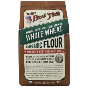 Comprar Bobs Red Mill Orgânica farinha de trigo integral (Pack 4) de 4 - 5 lbs Bags