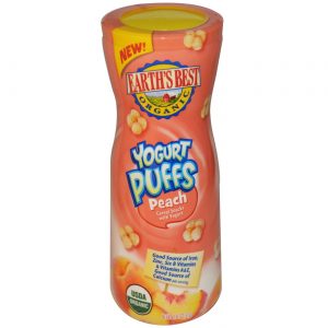 Comprar Earth's Best, Iogurte Puffs de Pêssego - 51g
