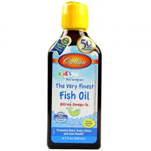Comprar Carlson Labs, Óleo de Peixe Líquido Infantil - Limão - 200 ml