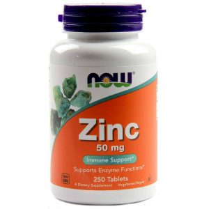 Comprar Now Foods, Zinco 50 mg - 250 Tabletes