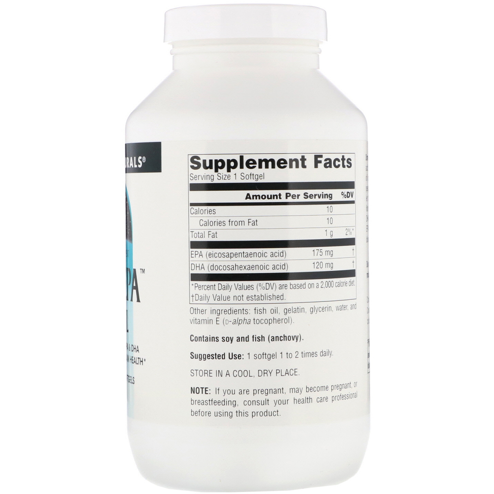 Comprar Source Naturals, Óleo de Peixe OmegaEPA, 1.000 mg, 200 Cápsulas Gelatinosas - Imagem 2