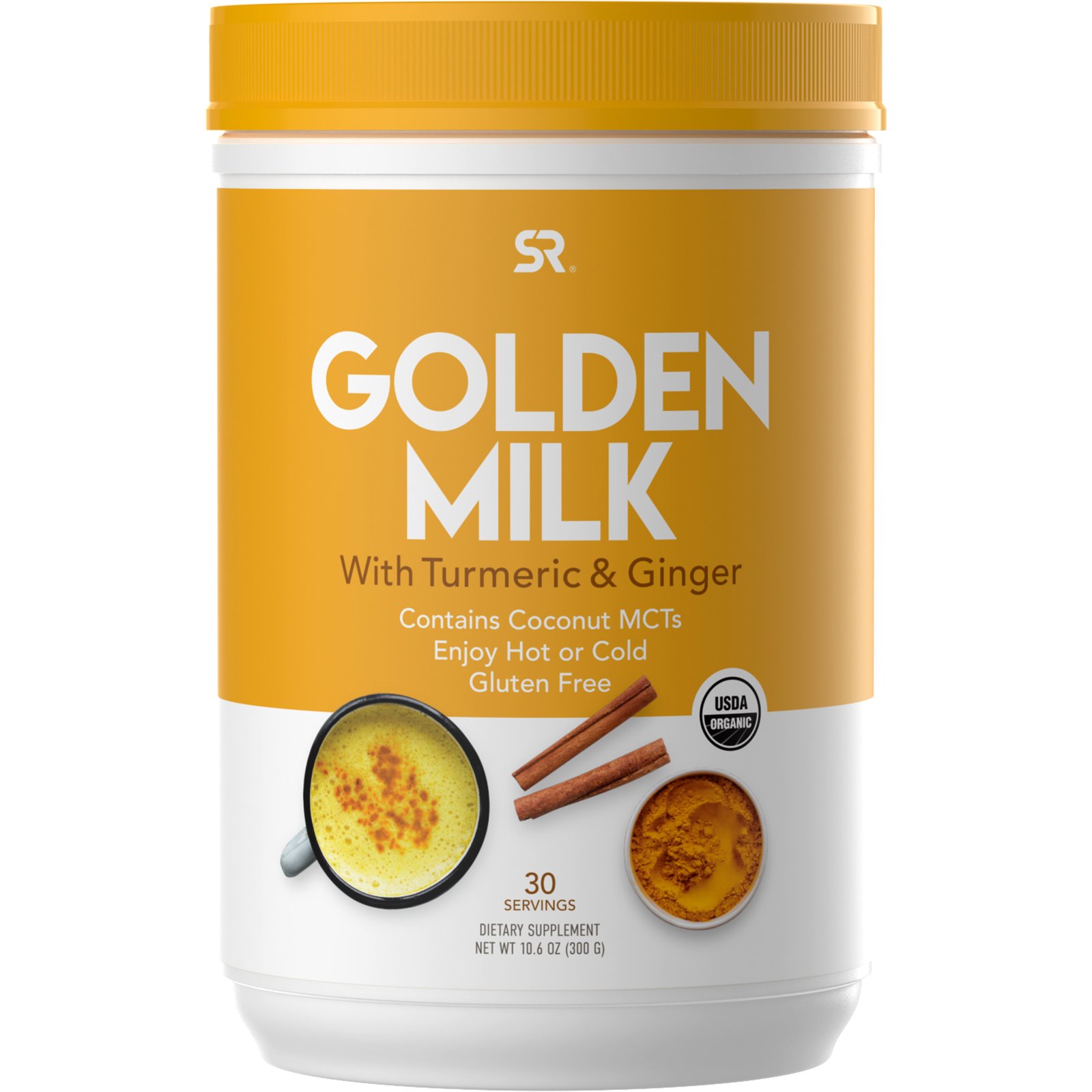 Comprar Sports Research, Golden Milk with Turmeric & Ginger, 10.6 oz (300 g)