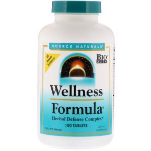 Comprar Source Naturals, Wellness Formula, Complexo Herbal Defense, 180 Comprimidos