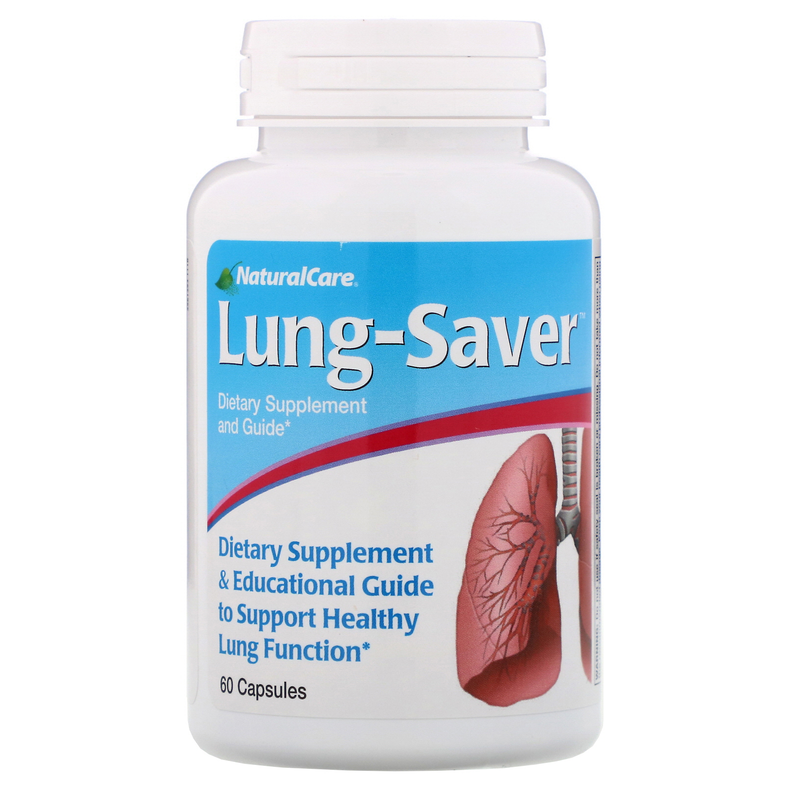 Comprar NaturalCare, Lung-Saver, 60 Cápsulas - Imagem 3