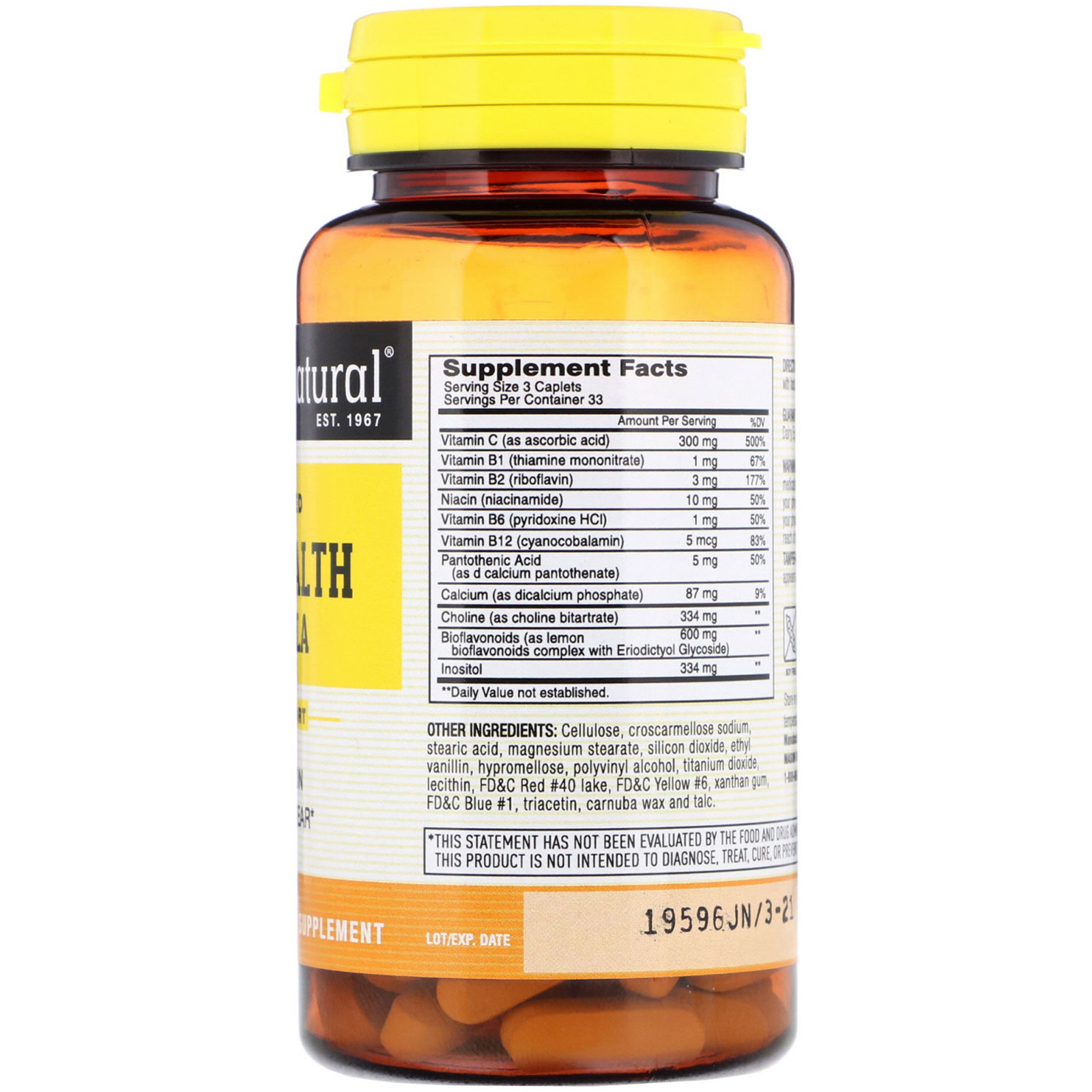 Comprar Mason Natural, Fórmula Avançada Para a Saúde dos Ouvidos, 100 Comprimidos - Imagem 2