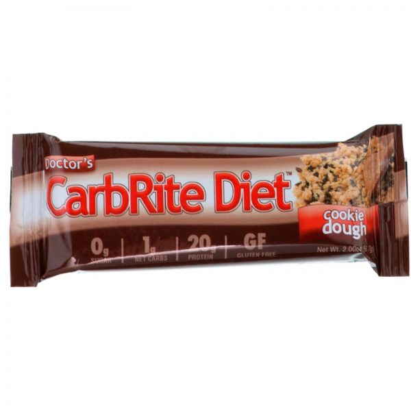Comprar Universal Nutrition, Doctor's CarbRite Diet Bars, Cookie Dough, 12 Bars, 2 oz (56.7 g) Each - Imagem 4