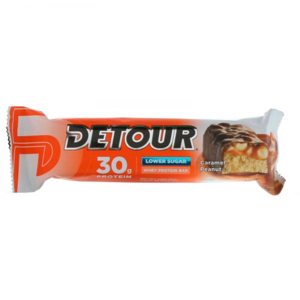 Comprar Detour, Whey Protein Bar, Caramel Peanut, 12 Bars, 3 oz (85 g) Each - Imagem 4