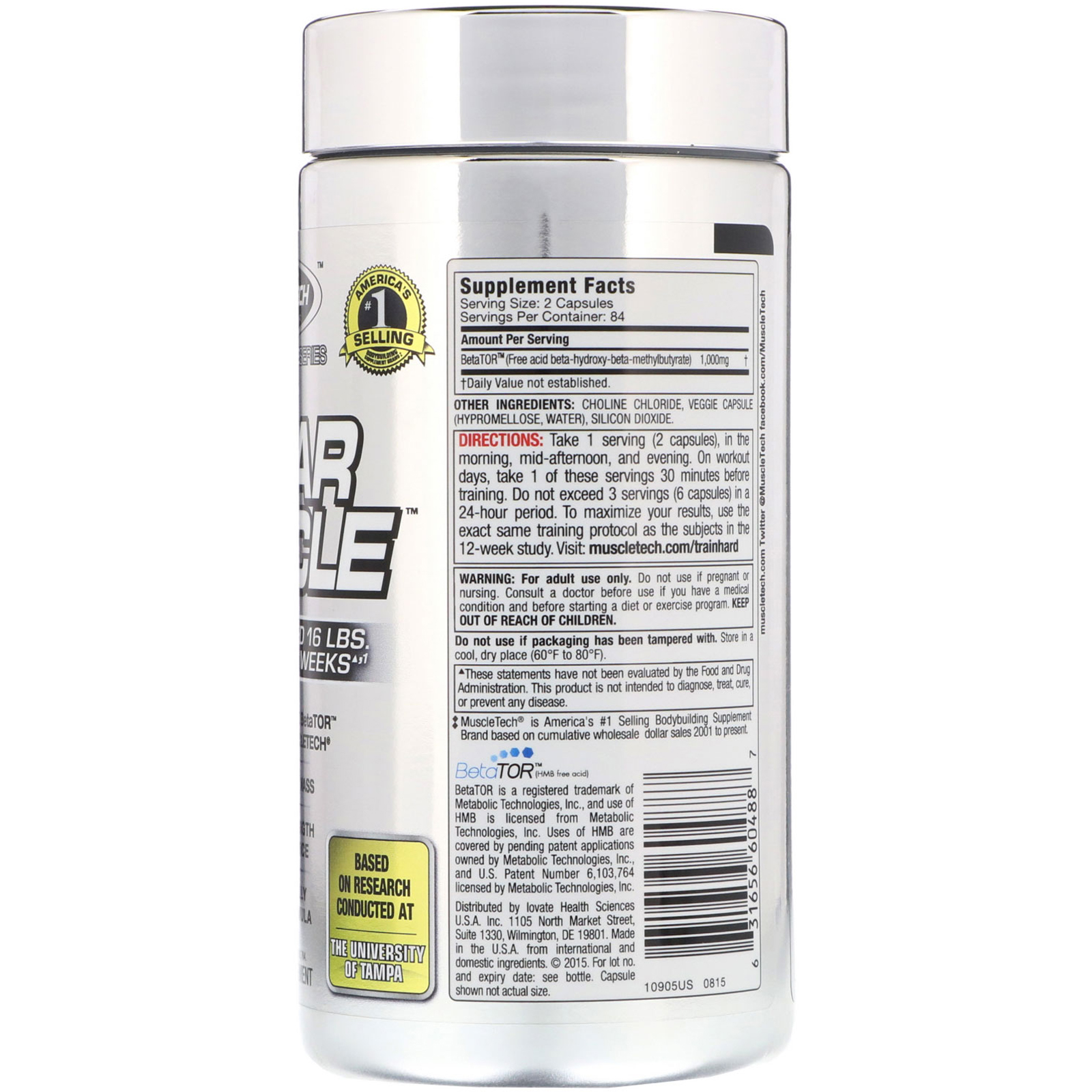 Comprar Muscletech, Performance Series, Clear Muscle, 168 Cápsulas Líquidas - Imagem 2